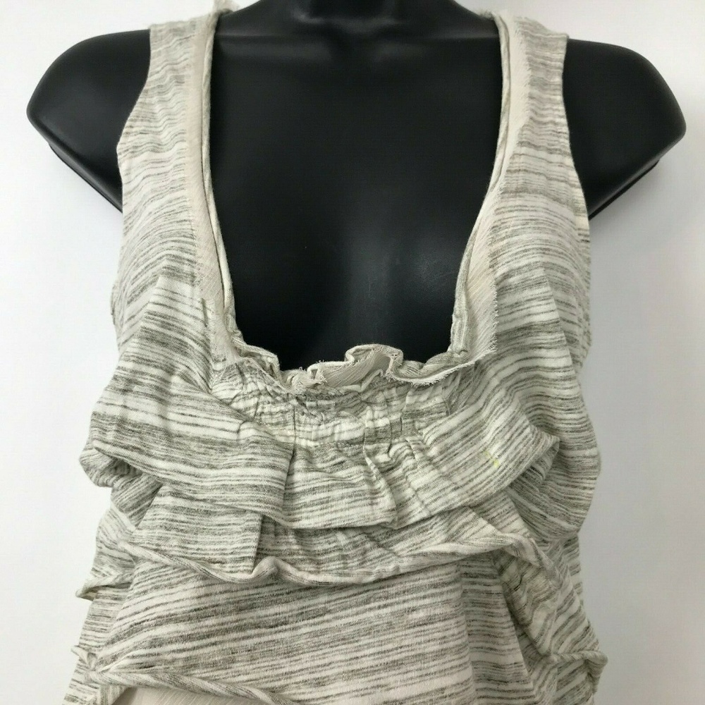 Anthropologie C. Keer Asymmetrical Ruffle Blouse S - Picture 2 of 8